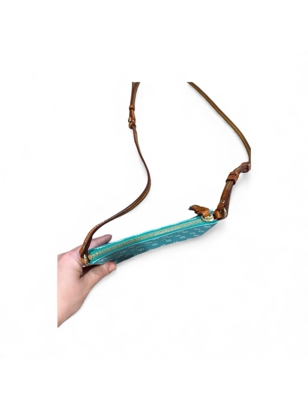 Dooney & Bourke Gretta Katie Crossbody in seafoam - Picture 7 of 8